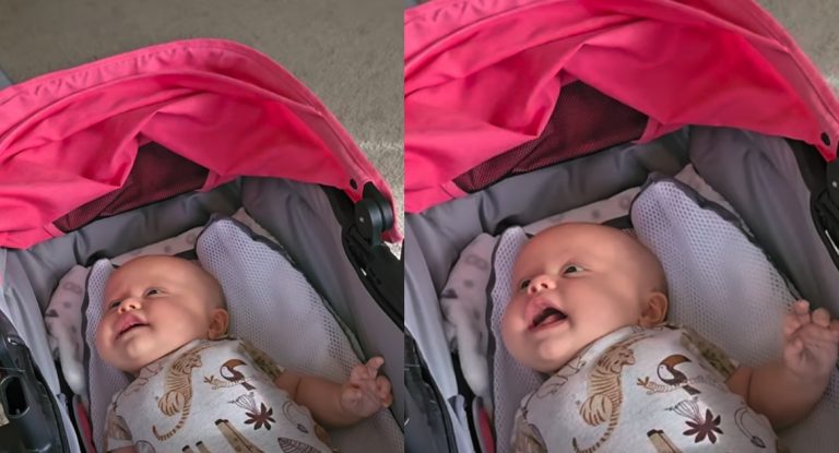 11 Week Old Newborn Talking To Mama