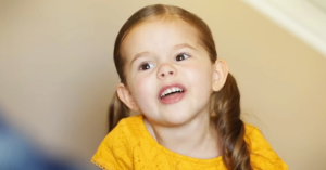 3-Year-Old Sings “You’ve Got a Friend in Me” to Daddy, Her Angelic