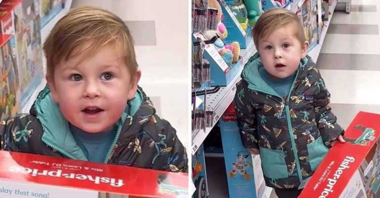 Dad Tells 3-Year-Old Son He Can Have A Toy As Long As It Fits His Hand — Is Left Speechless By Son’s Smart Move