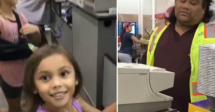 Little Girls Mistake Cashier For “Moana” Character And His Response Is Priceless.