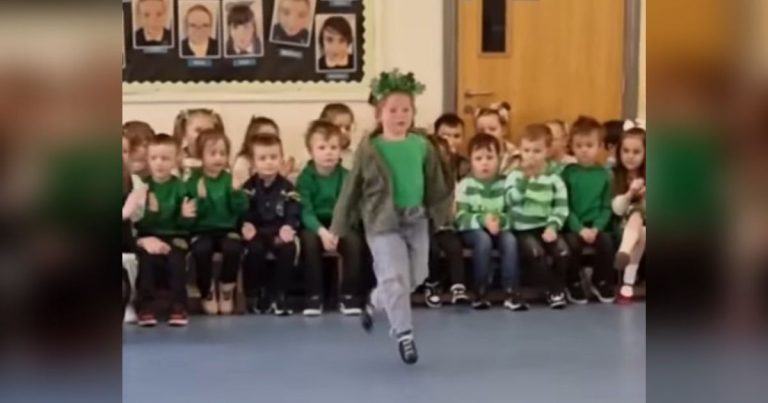 5-year-old Irish dancer steals spotlight in class and gains popularity online