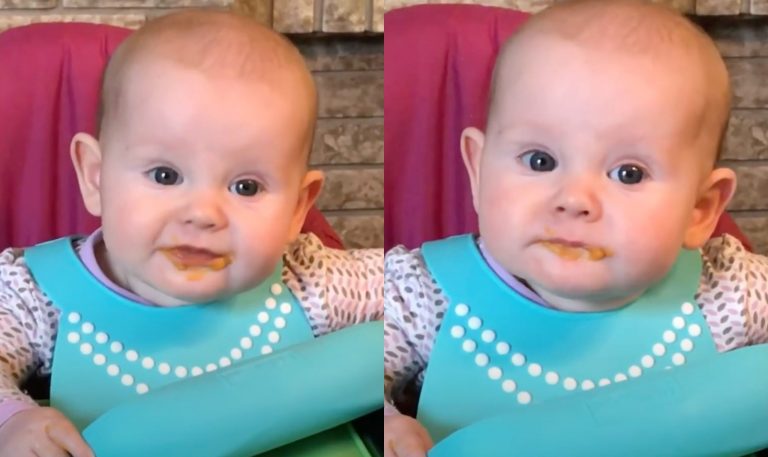 Little Victoria’s Adorable Reaction to Sweet Potatoes