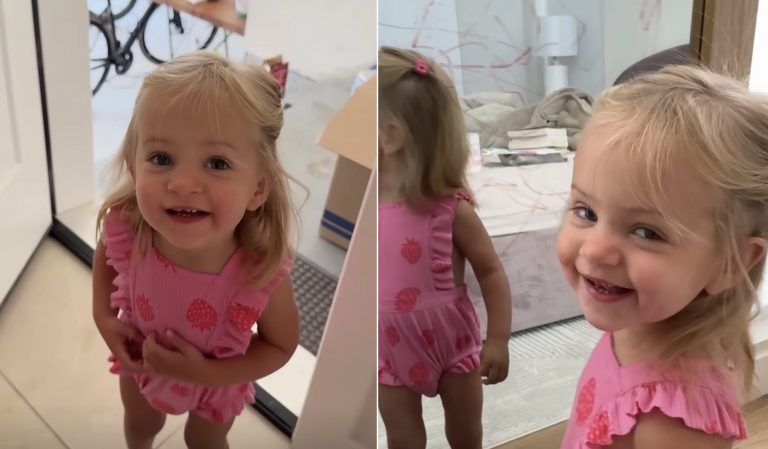 Take your daily dose of happiness! Look at the baby girl’s amazing reaction when she sees her outfit