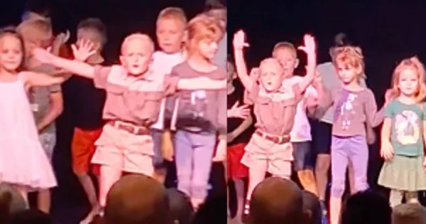 Little Boy Cuts Loose and Completely Steals the Show Dancing at School’s Year-End Concert