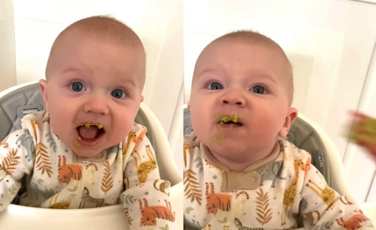 Funniest Reaction Ever! Baby Tries Avocado for the First Time!