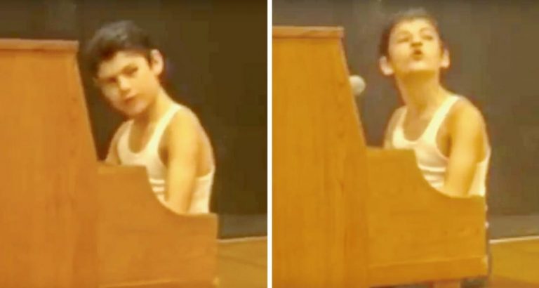 Kid Performs A Piano Cover of ‘Bohemian Rhapsody’ Just Like Freddy At School Talent Show