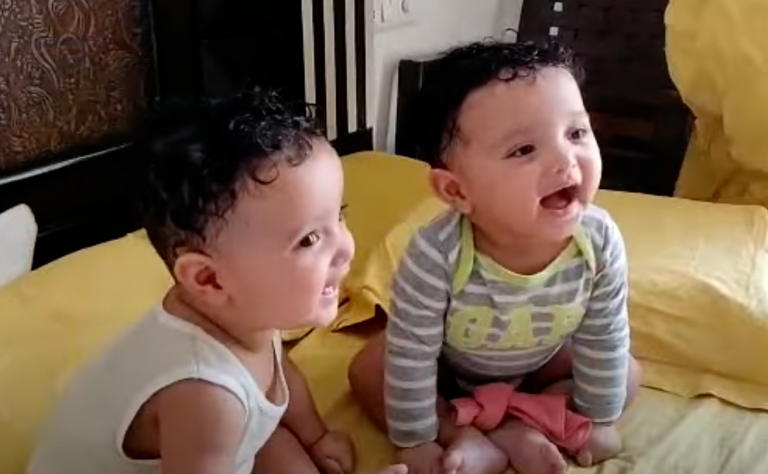 Too cute for words! The best thing about twins …