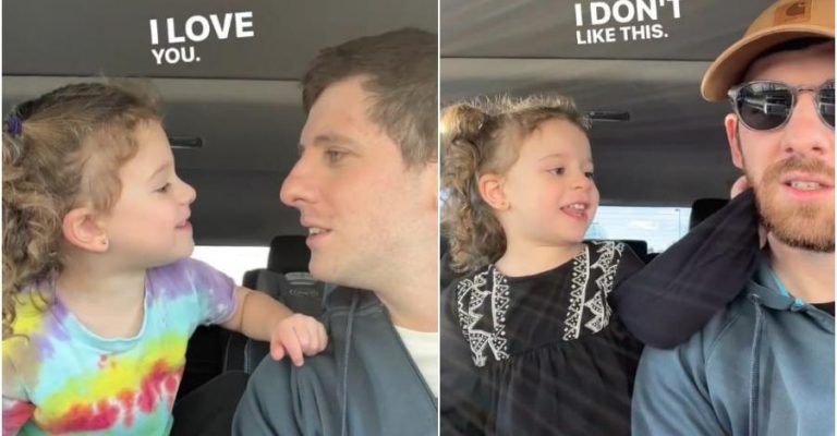 A toddler’s adorable reaction to dad shaving his beard is melting hearts everywhere