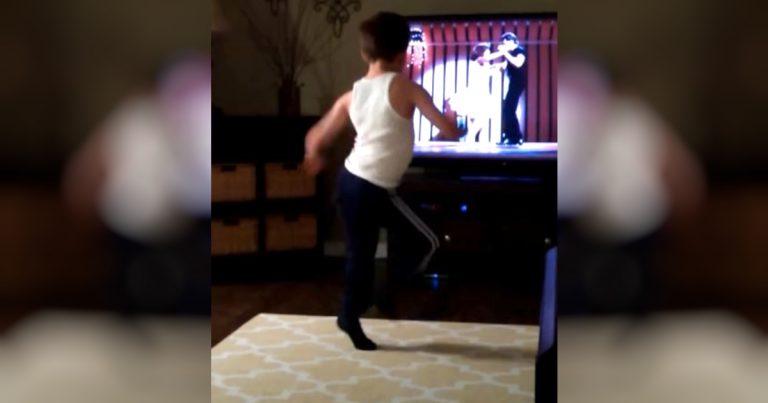 8-yr-old channels his inner Patrick Swayze and nails ‘Dirty Dancing’ routine