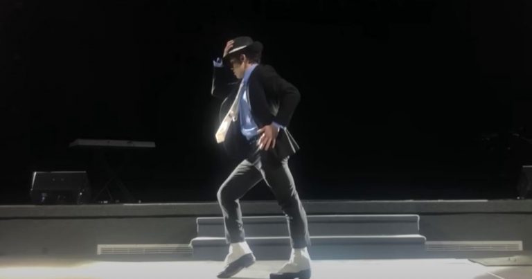 Student leaves crowd spellbound with Michael Jackson dance at school talent show