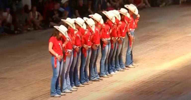 9 beautiful cowgirls line up and perform dance that rakes in 3M views