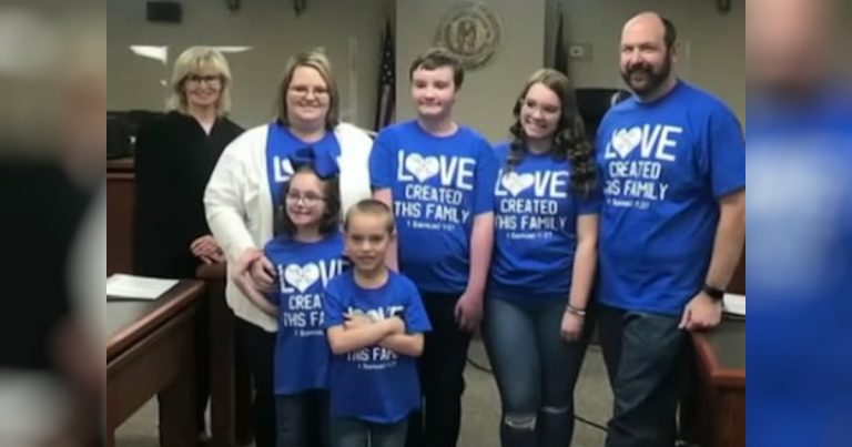 Teacher gives student and 3 siblings forever home after boy pleads ‘I have to be adopted’