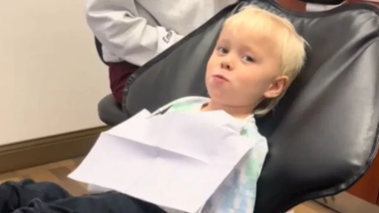 “My Son Pranking Our Dentist & Hygienist With His Vampire Teeth”