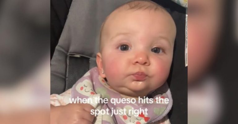 Baby Has Hilariously Relatable Reaction To Her First Taste Of Queso