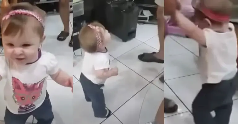 At 9 Months Old, This Baby is Already Learning to Salsa Dance With Grandpa