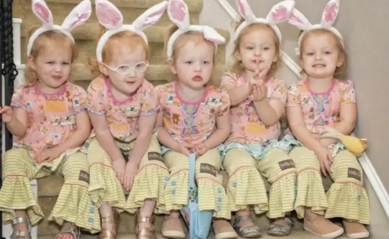 The famous quintuplets are preparing to move up to first class soon. how they grew up