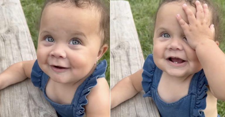 This baby makes your day! The baby girl always answers ‘dada’ to everything with her angelic voice