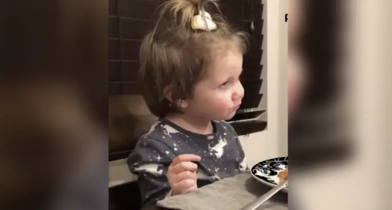 Little girl tells dad while they are having dinner she has got a new boyfriend she waits for her dad’s reaction