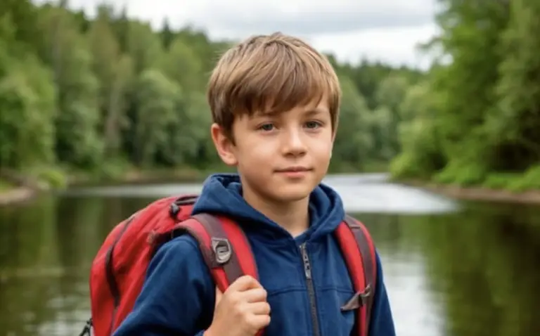 Grandma was shoved into the icy river; she was found by a little boy who was coming home from school.