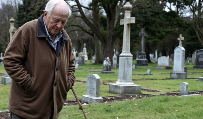 The old man was tidying his son’s grave when his dog began digging in the ground. The discovery alarmed the entire village.