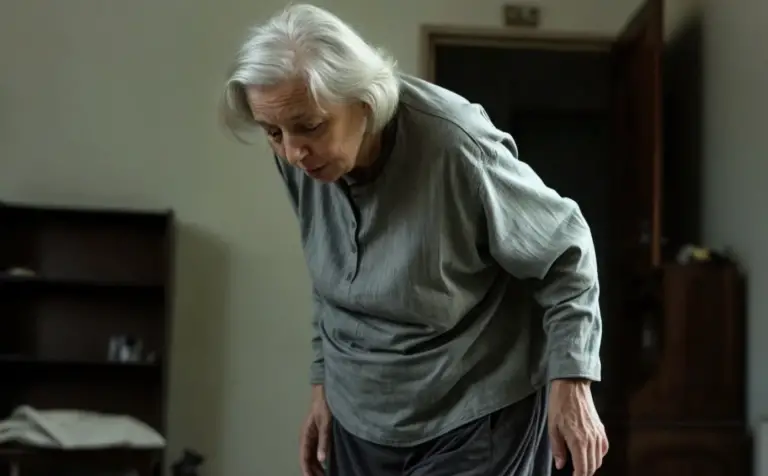 I begged you not to leave the room when I have guests,» Irina yelled at her mother.