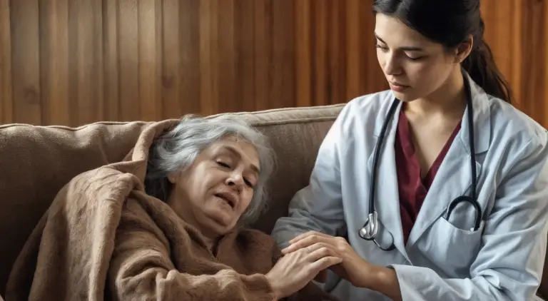 She had already said goodbye to the patient and was almost out the door when she suddenly stopped. What she saw made her heart freeze for a moment.