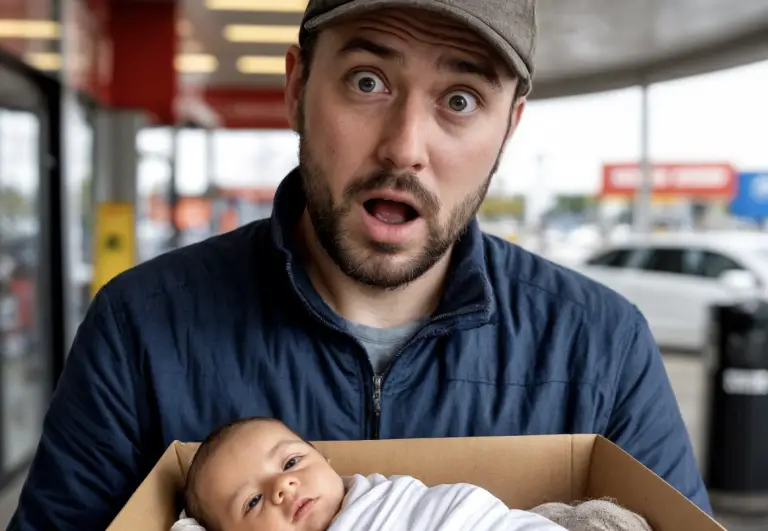 A gas station worker found a box in the restroom, inside which was a newborn baby girl and a note: «Take care of her.» He took the girl home with him.