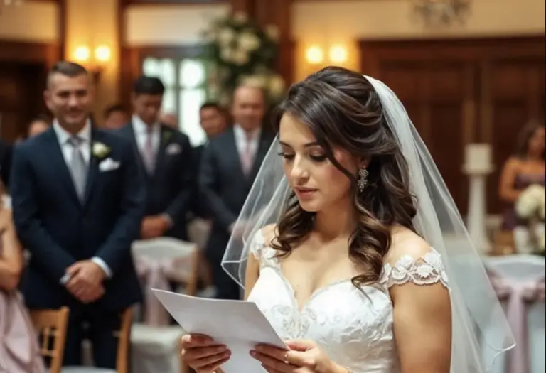 At the wedding, my mother-in-law slipped me a note, and I immediately disappeared through the back door for 15 years.