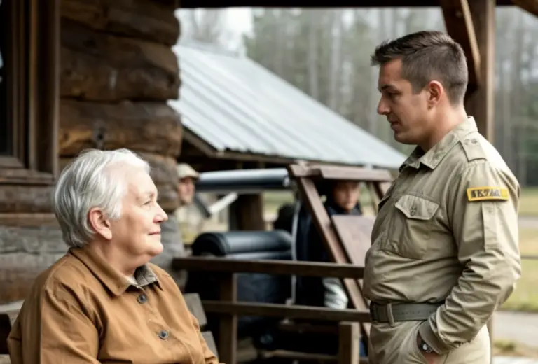During a thunderstorm, an escaped prisoner burst into the old lady’s house. However, the grandmother turned out to be not so simple after all.