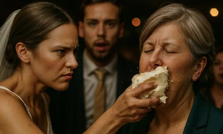 The Groom Turned Pale: The Bride Smacked the Mother-in-Law with a Cake Amid Guests’ Screams