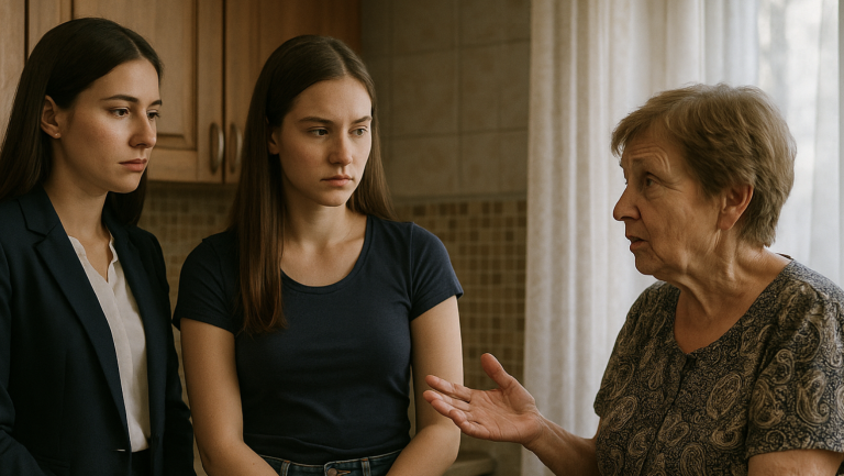 “Your bonus came in very handy, your sister needs to make a six-month advance payment for rent,” announced her mother.