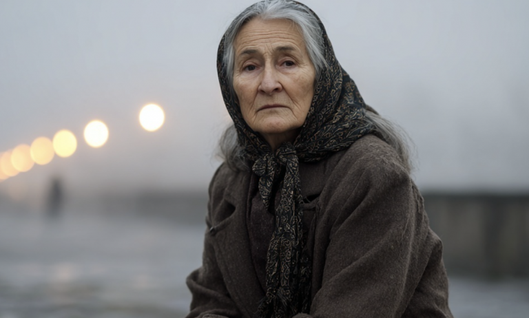 After my husband’s funeral, my son took me out of the village. At the edge of town, he turned to me and said coldly: