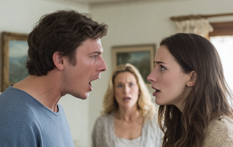 “Mom isn’t going anywhere! It’s you who’ll end up on the street!” shouted her husband, forgetting who really owned the apartment.