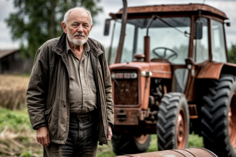 The gray-haired tractor driver bequeathed a rusty barrel to the orphan. The villagers laughed, but after the man was buried, the whole village trembled.