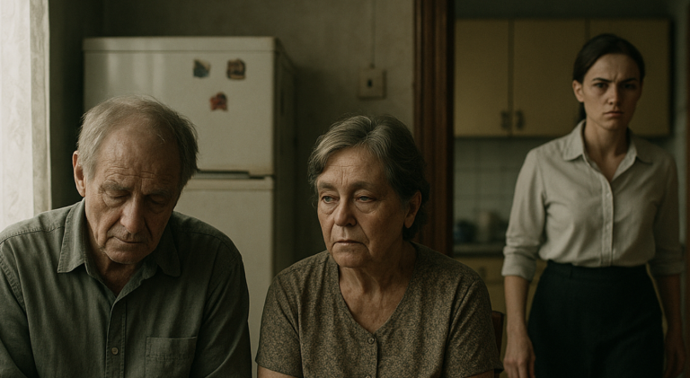 “You won’t get a single ruble from me! You got yourselves into debt — you can pay it off yourselves!” the daughter shouted, slamming the door of her parents’ apartment.