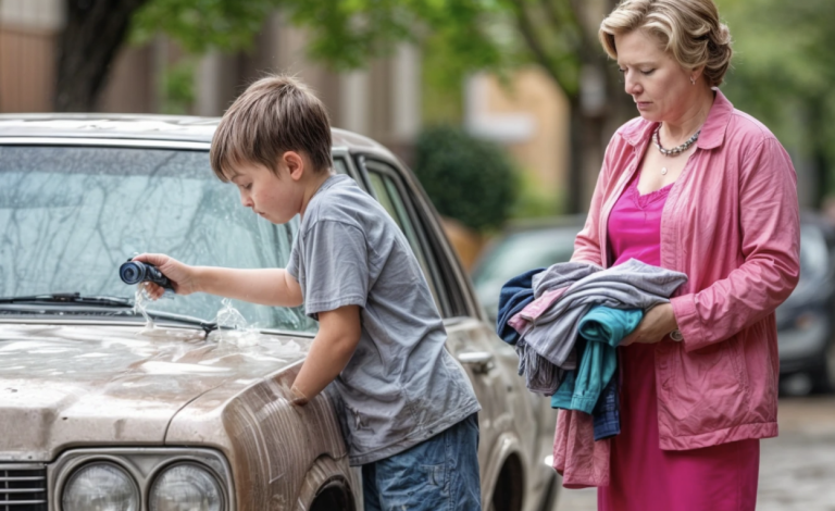 A hospital orderly took pity on the boy washing the cars and gave him the deceased man’s clothes to use as rags… And when the boy found a strange note in the pocket…