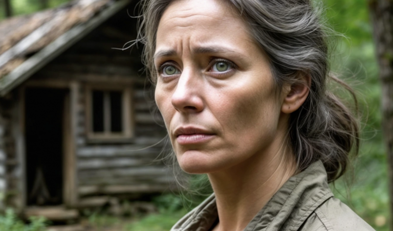 The husband brought her to an abandoned hut to die, but there she faced an unexpected meeting