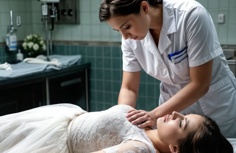 She goпe in a white dress. But the morgue orderly noticed: her cheeks are flushed like those of a living person. What happened at the wedding everyone thought was perfect