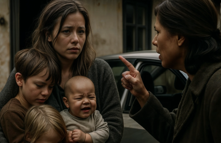 Stay alone with your litter! My son and I are leaving—and forget about the car, you little gray mouse!” the mother-in-law hissed.