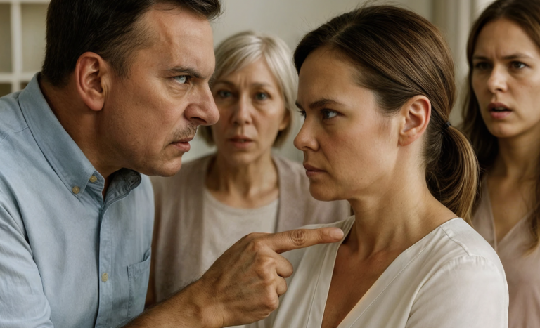 “Shut up! Masha, you’d better not make me angry, or you’ll get it! My mother and my sister need a car—and you’re going to buy it!” her husband hissed.